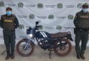 Policía recuperó una moto hurtada en Puerto Carreño